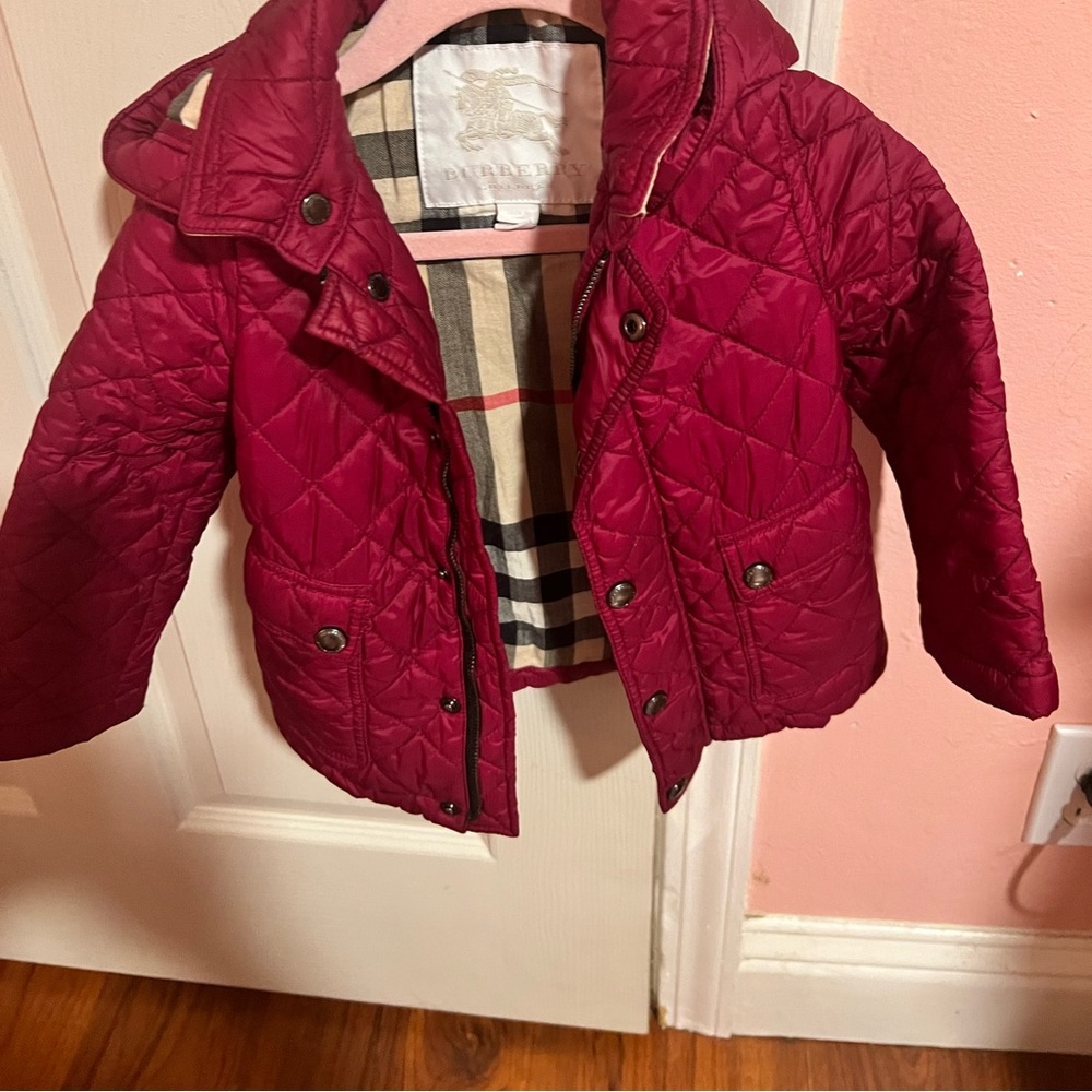 Burberry hooded coat